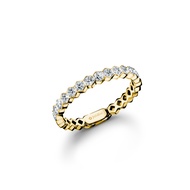 Jubilee Diamond แหวนเพชร Hexagon Harmonious Band Ring เพชรน้ำ 99 เพชรแท้