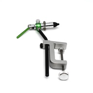 MNFT 1 ชุดโรตารี Fly Tying Vise - ปฏิบัติ Fly Fishing Vise 360 ° การหมุนและการปรับหลายแบบสําหรับที