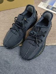 （包運費）adidas originals Yeezy Boost 350 V2黑武士"Onyx” 低幫休閒鞋 男女同款 黑色