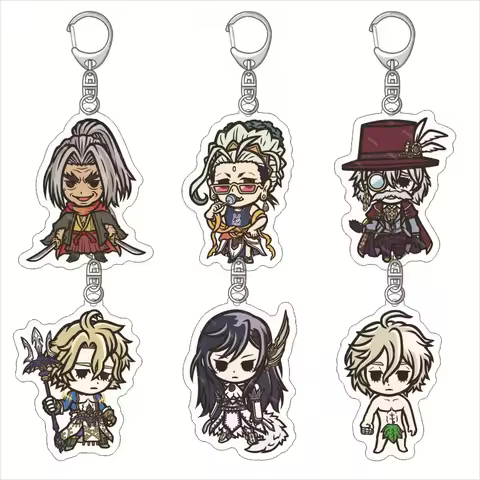 Anime Record of Ragnarok Acrylic Keychain Jack The Ripper Sakyamuni Poseidon Adam Sasaki Kojiro Keyc