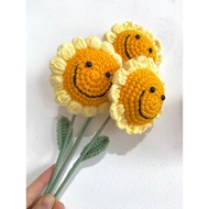 Handmade Wool Flowers Sunflower Branches Meaningful Gifts for Friends, Lovers and Mothers, Meaningfu