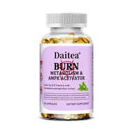 Daitea Burn - Metabolism Boost Belly Fat Burner + AMPK Activator Supplement for Men and Women with C