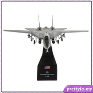 [PrettyiaMY] 1/100 Scale F-14 Fighter Attack Plane Alloy Fighter Military Model Diecast Plane