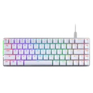 【ROG】 FALCHION ACE NX RGB (中刻紅軸) 電競鍵盤 白色 PBT鍵帽 ASUS華碩