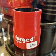 51mm to 57mm 51>57mm 2">2.25" Forged Racing Silicone Red Reducer Hose