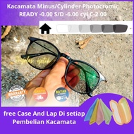 TERMURAH Kaca Mata Minus Jarak Jauh Optik Asli Photocromic Wanita Gaya Untuk Hijab