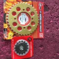 Y15ZR/FZ150 415 SPROCKET SET
