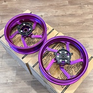 SMRT Sport Rim Xmax 300 Front &amp; Rear Set 3.5x15 / 4.0x14 High Strength Forged Alloy Sport Rim Xmax V1 V2