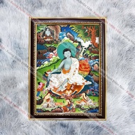 Wall painting of Tantra Tantra, 36x48cm, glossy fabric + composite frame