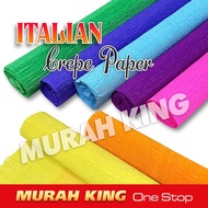 Italy Crepe Paper / Crepe Paper Roll / Flower Making Material Handmade DIY Bouquet Packing Paper Cra