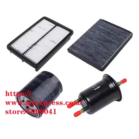 4pcs/kit Filter Set for Brilliance FRV FSV Cross Air Filter&Oil Filter&Cabin &Fuel