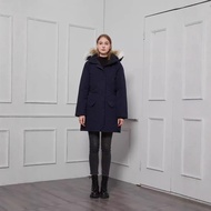 SUPP Canada Goose Down Jacket Trlilium Style Canada Women Winter Warm Thickened Jacket Parker Mid-Le