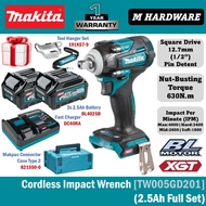 MAKITA 40Vmax Cordless Impact Wrench 12.7mm (1/2") 630N.m TW005GD201 / TW005GZ / TW005