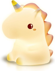 Cuties - Rainbow Unicorn - Colour Changing LED Night Light with 30/60 Minute Timer - 7 Colours - Tap