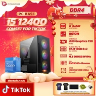 COMKUB คอมประกอบ INTEL CORE I5 12400 / H610M / RAM 16 GB / M.2 500 GB / 650W 80+ ประกันศูนย์ 3 ปี
