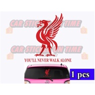 Liverpool FC YNWA Liverbird Stickers Car Side Door Window Decal Laptop Ipad Tab