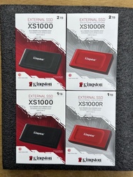 (全新行貨) Kingston XS1000 External SSD USB3.2 Gen2 ⚫️黑色 / 🔴紅色 | 1TB $580 / 2TB $880