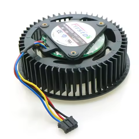 FD9238U12D DC12V 1.2A 75mm 37*37*37mm VGA Fan For ASUS GTX960 TURBO GTX970 OC Graphics Card Cooler C