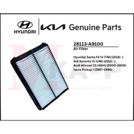 [ORIGINAL] Air Filter Fits Hyundai Santa Fe, KIA Sorento, Audi Allroad, Isuzu Pickup (Part No. 28113