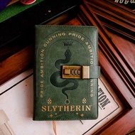 Harry Potter Diary Combination Lock Notepad Hogwarts Castle Notebook Slytherin Notebook