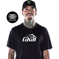 KATUN HITAM Skateboard T-shirt Vintage Plain Black Lakai Skated Tshirt Men Women Unisex Full Cotton 