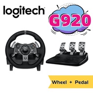 Logitech G29 / G923 /G920 Gaming Racing Wheel Steering + Pedal(Compatible with PC/Windows/Xbox)