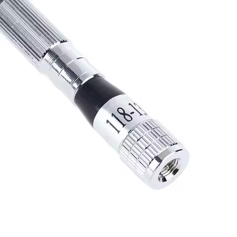 H7BB 1M Scalable 118-136MHz Whip Telescopic Antenna Multiple Use Replacement Part for Airband Radio 