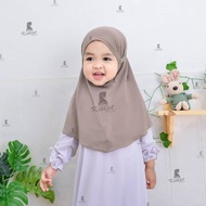 Children's Bergo Hijab (0-5 years) Premium Spandex Jersey I Children's Bergo Tudung Budak Tudung Sar