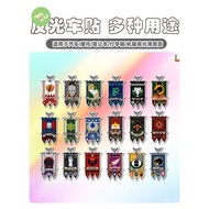Warhammer 40 Flag Reflective Sticker Flat Luggage Decoration Handbook Sticker Glass Electrostatic St