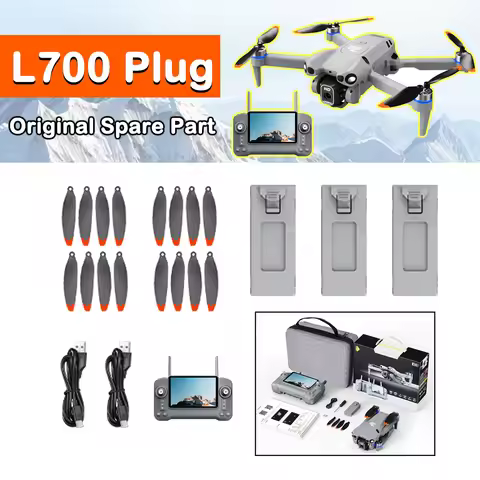 LYZRC L700 Plug MAX Drone Quadcopter Original Spare Part L700 Plug Drone Battery 3.7V 1300mAh / USB 