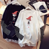 Plus Size Korea Long Sleeve T-Shirt (M - 4XL)