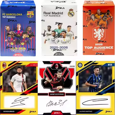 Daka 2025-2026 Messi Yamal Mbappe Football Collection Card Real Madrid Barcelona Manchester Juventus