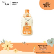 BZU BZU Winnie The Pooh Head to Toe Baby Wash Oat & Milk (200ml)