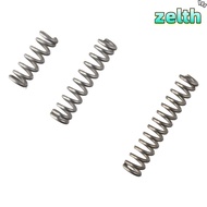ZELTH 10Pcs Telescopic Spring, 1mm Wire Size 6mm OD Spring Steel Coil, Durable Stainless Steel Retur