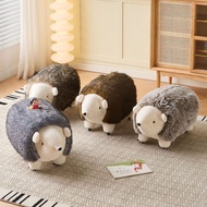 New Hedgehog Stool Cartoon Stool Animal Shape Children Stool Cute Plush Stool Pulley Stool Plush Toy