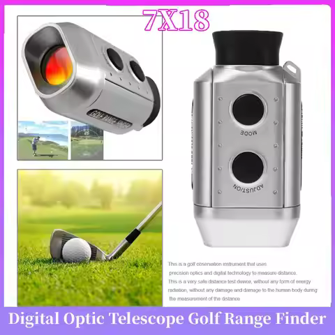 Digital Optic Telescope Golf Range Finder Golf Scope Yards Measure Outdoor Distance Meter Rangefinde