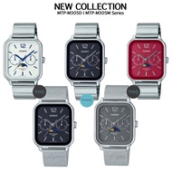นาฬิกาข้อมือ Casio Standard man รุ่นใหม่ MTP-M305D Series MTP-M305M-1A MTP-M305D-4A MTP-M305D-7A