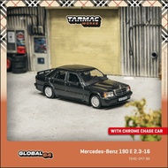 Tarmac Works 1:64 GLOBAL64 Mercedes-Benz 190 E 2.3-16 Blue-Black metallic T64G-047-BK