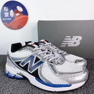 New Balance 860 Silver White Blue Korean Style NB860 Retro Jogging Shoes Men Women Shoes ML860XB