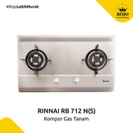 PROMO Kompor Tanam 2 Tungku Stainless Rinnai RB 712 N (S)