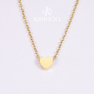[KIMHOO] Ladies Love Clavicle Necklace Hot Sale Simple Love Pendant Necklace Light Luxury Fashion Va