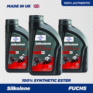 FUCHS SILKOLENE PRO 4 XP 4T 10W40 10W50 15W50 10W60 ESTER Fully Synthetic Engine Oil (1L) UK