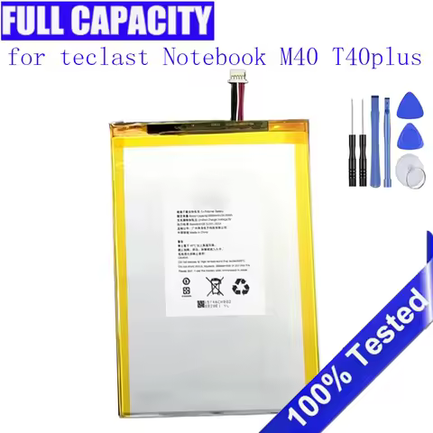 9000mah Battery for teclast Notebook M40 M40PRO T40PRO t40plus ipad PC battery batteria + Free tools