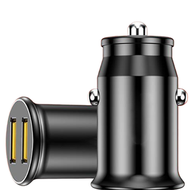 鯨品購 - 30W高效PD快充車載充電器，一拖二設計，雙USB接口滿足多設備充電需求，完美適配汽車點煙器接口，安全轉換插頭，行車途中快速充電解決方案，提升出行便捷性，智能分配電流，穩定輸出，為旅途中的