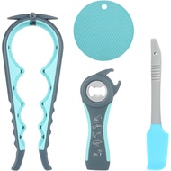 Jar Opener for Seniors, Arthritis, Weak Hands, Bottle Opener Lid Opener with Non slip Rubber Jar Ope