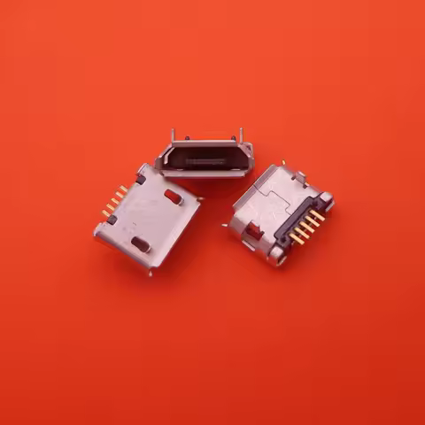 50pcs/lot for Cell Phone Mobile/smart Phone 5pin Micro Mini Usb Connector Charing Port Socket Jack V