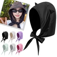 Women Sun Protection Hat Headscarf Cap Quick Dry Hood Scarf Hat Solid Outdoor Color Pullover F2f7