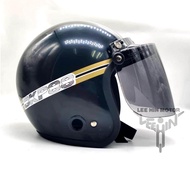 Topi Motor BKP 88 + Percuma Visor Hitam