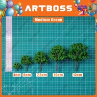 Mahogany Tree Model Miniature Foliage Diorama Mahogany Tree - S0019