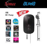 [NEW MATT BLACK] Alpha Water Heater Smart 18i With DC Pump Matt Black / Black / Silver | 18-I / 18 I